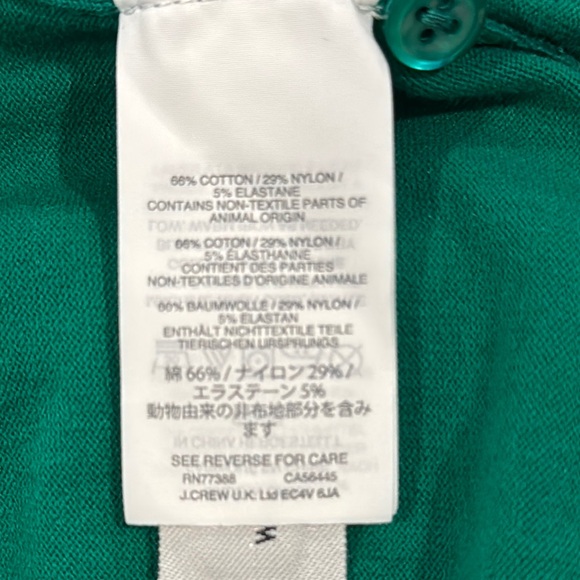 WUC JCrew Green Button-Up Cardigan - Picture 4 of 5